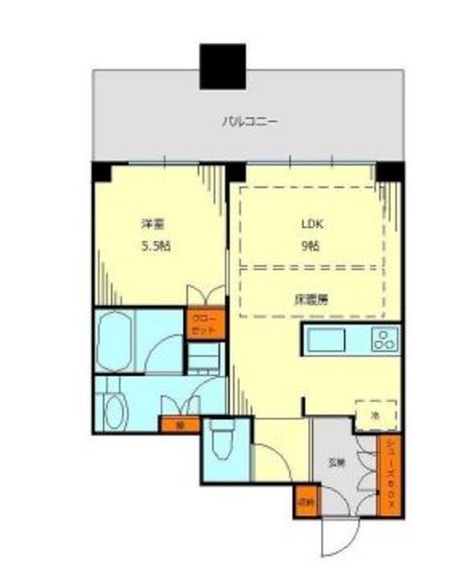 パークコート文京小石川ザ・タワー 15階 間取り図