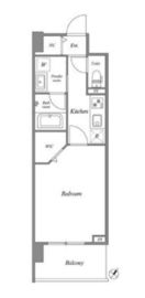 ロイジェント豊洲 407 間取り図