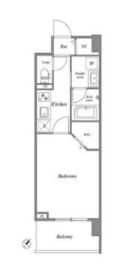 RIDGE豊洲 406 間取り図
