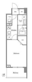 ロイジェント豊洲 910 間取り図