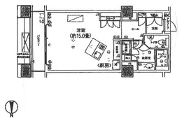 シティフロントタワー 4階 間取り図