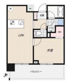 ロイジェント豊洲 201 間取り図