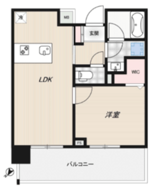 ロイジェント豊洲 601 間取り図