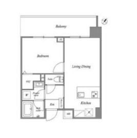 ロイジェント豊洲 316 間取り図