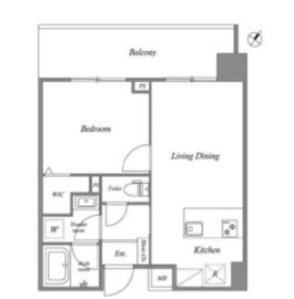 RIDGE豊洲 815 間取り図