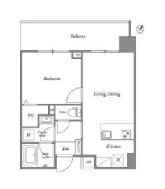 ロイジェント豊洲 816 間取り図