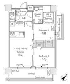 ロイジェント豊洲 204 間取り図