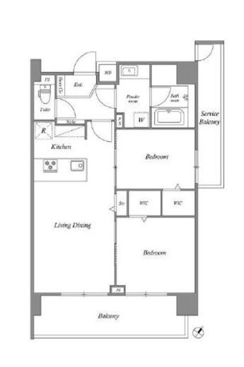 RIDGE豊洲 613 間取り図