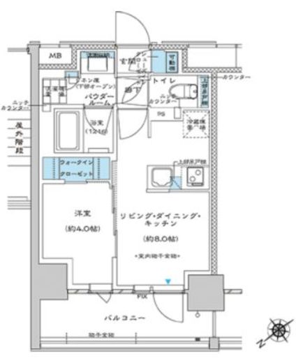 プレミスト板橋 901 間取り図