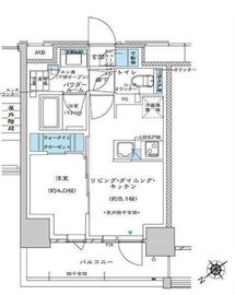 プレミスト板橋 201 間取り図