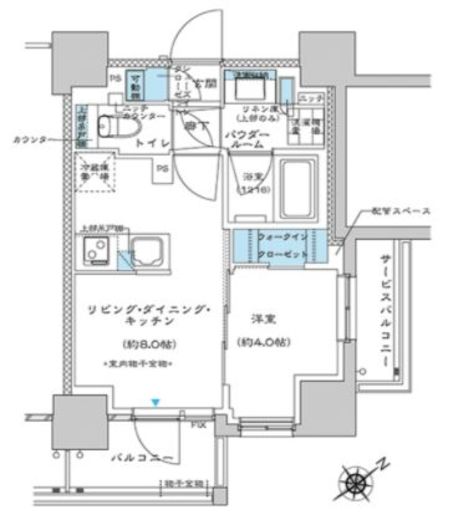 プレミスト板橋 1404 間取り図