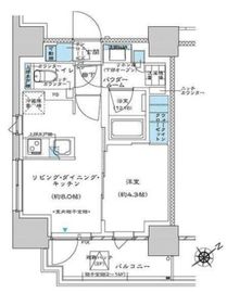 プレミスト板橋 205 間取り図