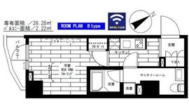 ステージファースト門前仲町 6階 間取り図