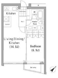 ル・シヤージュ神宮前 208 間取り図