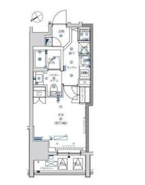 フェルクルール上野駅前 2階 間取り図