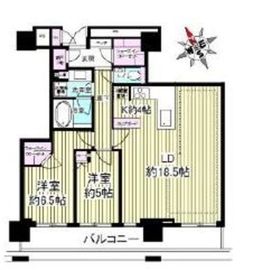 ブリリアザ・タワー東京八重洲アベニュー 23階 間取り図