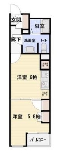 イトーピア池袋メトロポリタン 10階 間取り図