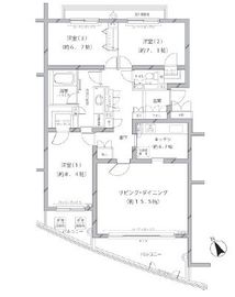 MFPRコート代官山 308 間取り図