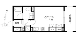 アトラス江戸川アパートメント 4階 間取り図