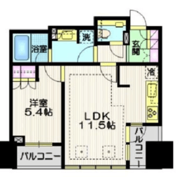 宮益坂ビルディングザ・渋谷レジデンス 11階 間取り図