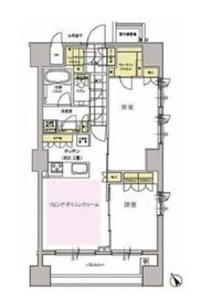 アピス西新宿三丁目 8階 間取り図