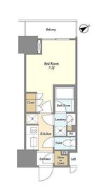 ラティエラ板橋 406 間取り図
