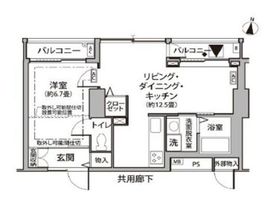 東雲キャナルコートCODAN 11-620 間取り図