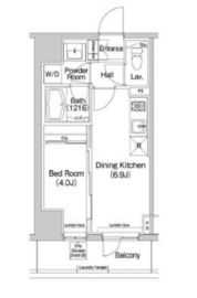 コンフォリア東池袋イースト 907 間取り図