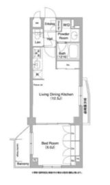 コンフォリア目黒長者丸 218 間取り図