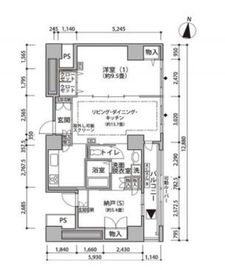 東雲キャナルコートCODAN 20-308 間取り図