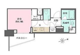 ザ・パークワンズ山吹神楽坂 2階 間取り図