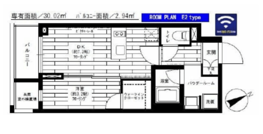 グランドコンシェルジュ六本木 10階 間取り図