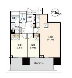 二子玉川ライズタワー 5階 間取り図