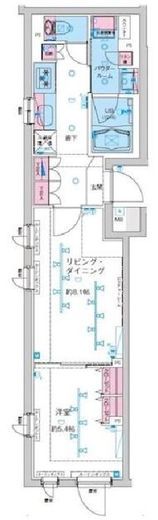 GENOVIA新大塚 (ジェノヴィア新大塚) 309 間取り図