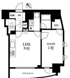 フィールM西新宿 4階 間取り図