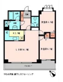 コリーヌ代官山 4階 間取り図