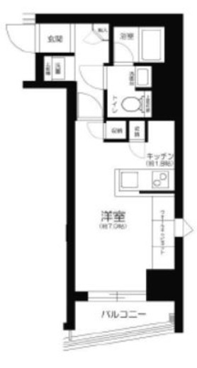 フェルクルール秋葉原 2階 間取り図