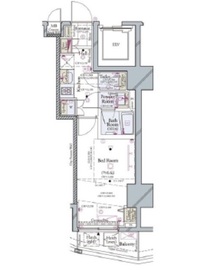 コンシェリア池袋マスターズヴィラ 5階 間取り図