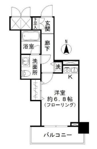 グレンパーク池田山 1階 間取り図