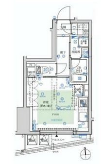 フェルクルール秋葉原 2階 間取り図
