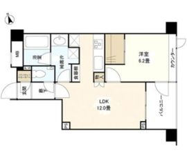 ピアース高田馬場 2階 間取り図