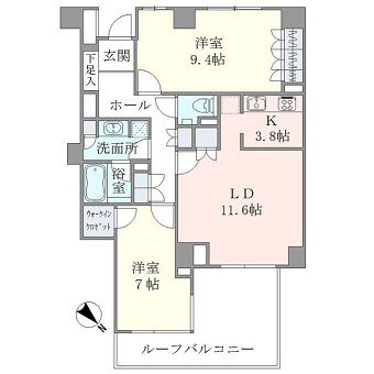 ブリリア代官山プレステージ 4階 間取り図