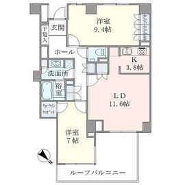 ブリリア代官山プレステージ 4階 間取り図