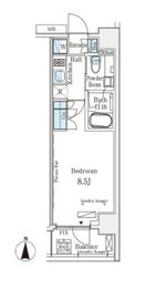 GLACIER大森 （グラシア大森） 401 間取り図