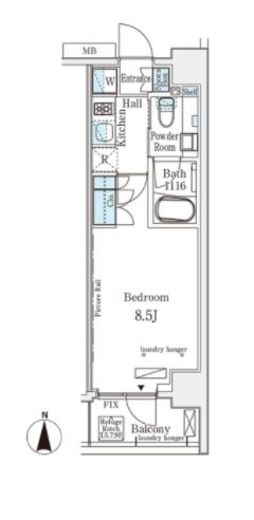 GLACIER大森 （グラシア大森） 901 間取り図
