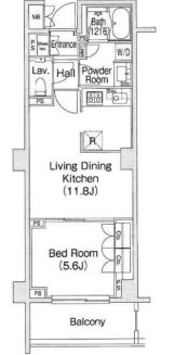 ブリリア代官山プレステージ 1階 間取り図