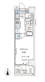 GLACIER大森 （グラシア大森） 403 間取り図