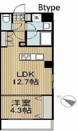 コンファーレ本駒込 302 間取り図