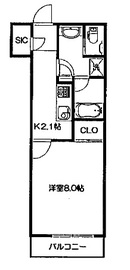 アトラスタワー西新宿 4階 間取り図