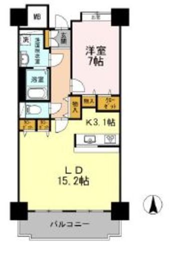 品川シーサイドビュータワー1 1011 間取り図